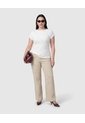 Camiseta De Textura Ligera Para Mujer Curvy  Para Mujer Blanco Patprimo de Patprimo
