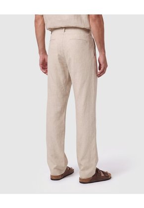 Pantalón Unicolor Fresco Para Hombre Para Hombre Beige Patprimo