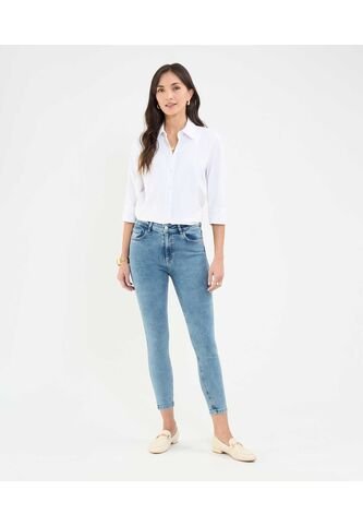 Jean Para Mujer Skinny Color Azul Claro Marca Patprimo #30160424 Patprimo