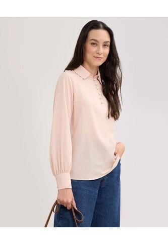 Camisa Para Mujer Manga Larga Color Naranja Marca Patprimo #30010639 Patprimo