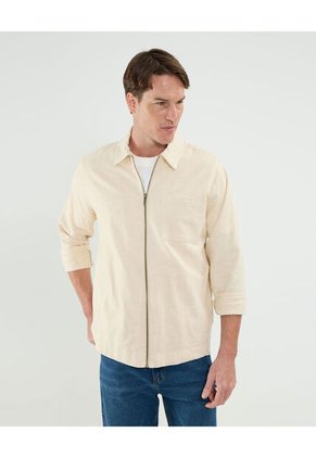 Chaqueta Para Hombre Bomber Color Beige Marca Patprimo #44080311