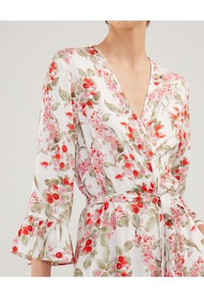 Chaqueta Para Mujer Kimono Color Rojo Marca Patprimo #30080528