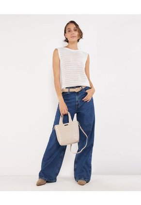 Camiseta Para Mujer Manga Sisa Color Blanco Marca Patprimo #30093403