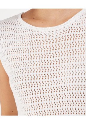 Camiseta Para Mujer Manga Sisa Color Blanco Marca Patprimo #30093403