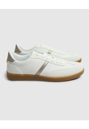 Tenis Con Suela De Liga   Para Mujer Blanco Patprimo