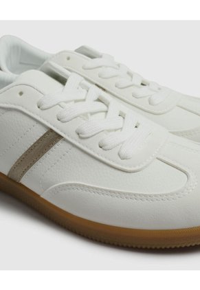 Tenis Con Suela De Liga   Para Mujer Blanco Patprimo