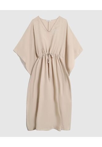 Vestido  Para Mujer M/C Largo Color Café Marca Patprimo #14170104 Patprimo