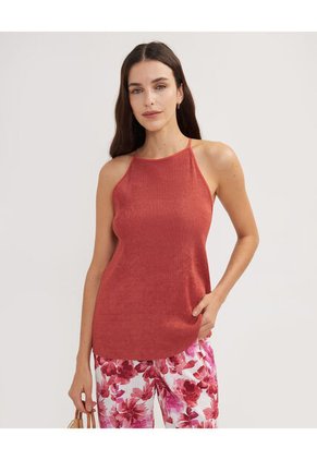 Blusa Para Mujer Manga Sisa Color Vino Marca Patprimo #30123288