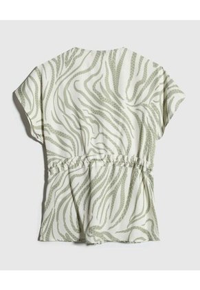 Blusa Para Mujer Manga Corta Color Verde Marca Patprimo #30123316