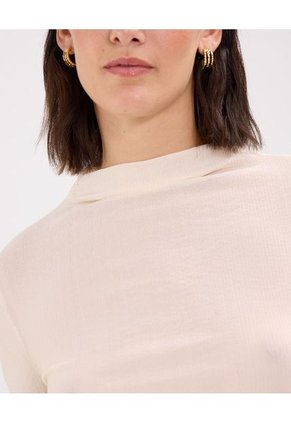 Camiseta Para Mujer Manga Larga Color Beige Marca Patprimo #30093584