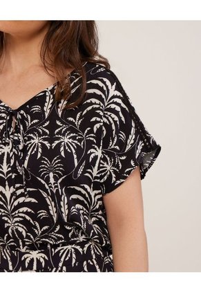 Blusa Para Mujer Manga Corta Color Negro Marca Patprimo #30123178