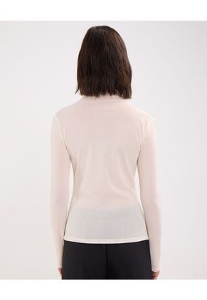 Camiseta Para Mujer Manga Larga Color Beige Marca Patprimo #30093584