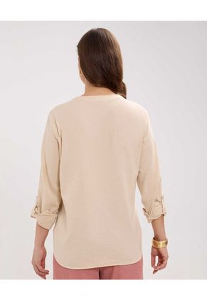 Blusa Para Mujer Manga Larga Color Beige Marca Patprimo #30123391