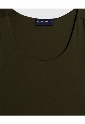 Camiseta Para Mujer Manga Sisa Cuello Redondo Color Verde  Marca Patprimo #30093591