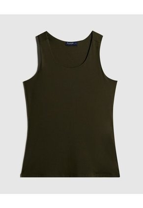 Camiseta Para Mujer Manga Sisa Cuello Redondo Color Verde  Marca Patprimo #30093591