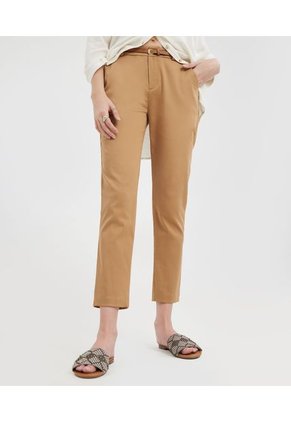 Pantalón Para Mujer Chino Color Café  Marca Patprimo #30071784