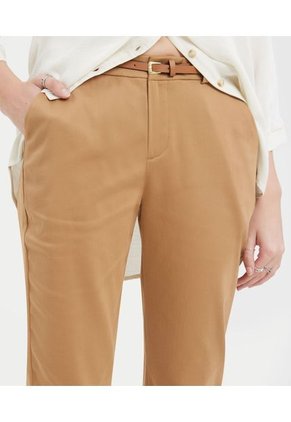 Pantalón Para Mujer Chino Color Café  Marca Patprimo #30071784