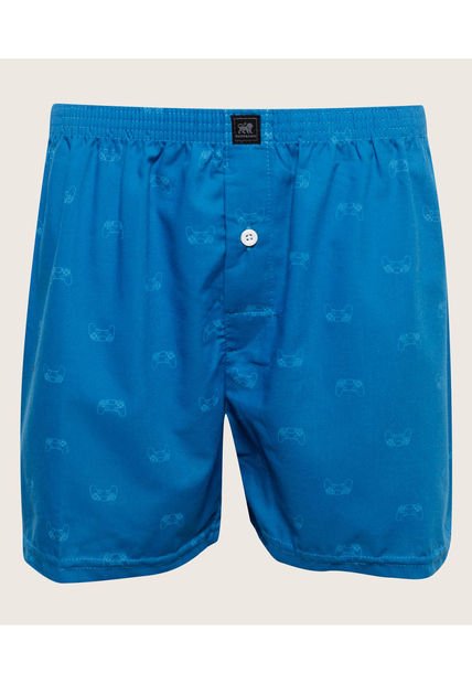 Boxer Para Niño Bragueta Color Azul Rey Marca Patprimo #63000046