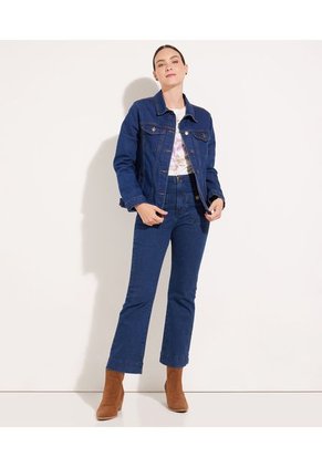 Chaqueta Para Mujer Trucker Color Azul  Marca Patprimo #30080462