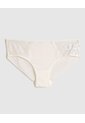 Panty Hipster Con Encaje   Para Mujer Crema Patprimo de Patprimo