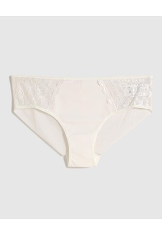 Panty Hipster Con Encaje   Para Mujer Crema Patprimo Patprimo