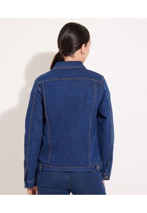 Chaqueta Para Mujer Trucker Color Azul  Marca Patprimo #30080462