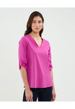 Blusa Para Mujer Manga 3/4 Color Rosa Marca Patprimo #30123449