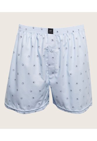 Boxer Para Niño Bragueta Color Azul Claro Marca Patprimo #63000046 Patprimo