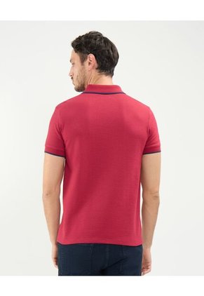 Polo Para Hombre Cuello Tejido Sin Bolsillo Color Rojo  Marca Patprimo #44112704