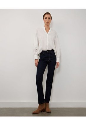 Jean Para Mujer Straight Color Azul  Marca Patprimo #30160362