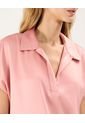 Blusa Para Mujer Manga Corta Color Rosa Marca Patprimo #30123386 de Patprimo
