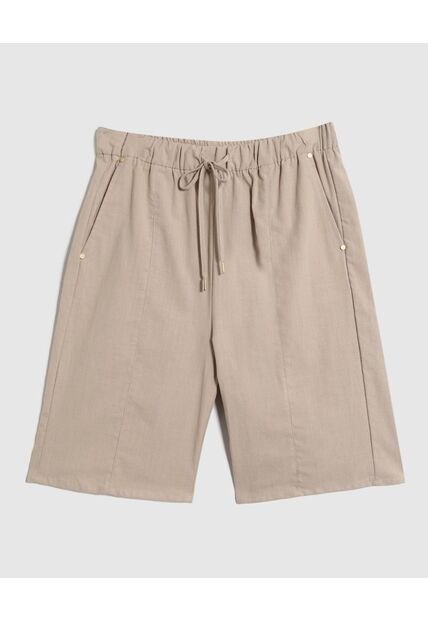 Bermuda  Para Mujer Jogger Largo Color Café Marca Patprimo #30100390