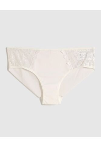 Panty Hipster Con Encaje   Para Mujer Crema Patprimo Patprimo