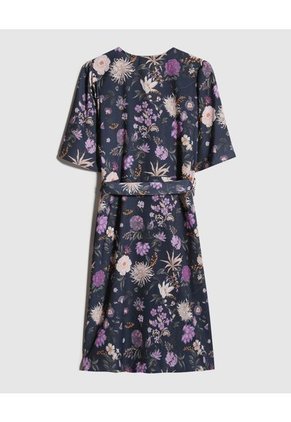 Vestido Para Mujer Manga Corta Color Azul Oscuro Marca Patprimo #30170986