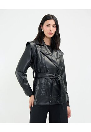 Chaqueta Para Mujer Estructurada Color Negro Marca Patprimo #30080552