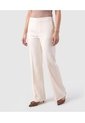 Pantalón Bota Semiacampanada Para Mujer  Para Mujer Crema Patprimo de Patprimo