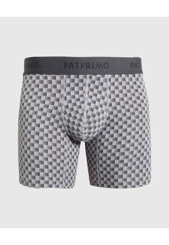 Boxer X1 Para Hombre Fleat Seamer Medio Color Gris Marca Patprimo #44000508 Patprimo