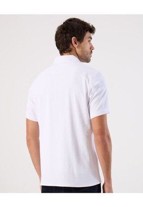 Camisa  Para Hombre Manga Corta Con Bolsillo Cuello B Color Blanco Marca Patprimo #44017215