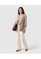 Pantalón Bota Semiacampanada Para Mujer  Para Mujer Crema Patprimo de Patprimo