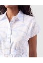 Vestido Camisero Con Cinturón Para Mujer  Para Mujer Azul Patprimo de Patprimo