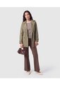 Pantalón Bota Semiacampanada Para Mujer  Para Mujer Café Patprimo de Patprimo