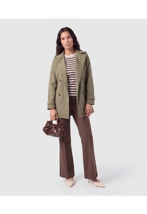 Pantalón Bota Semiacampanada Para Mujer  Para Mujer Café Patprimo