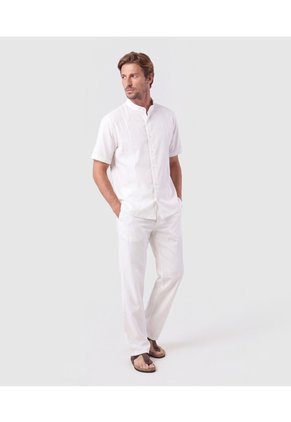 Pantalón Chino Corte Recto Para Hombre Para Hombre Blanco Patprimo