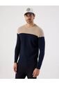 Saco  Para Hombre Cuello Redondo Color Azul Marca Patprimo #44330245 de Patprimo