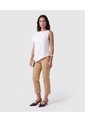 Blusa Asimétrica Con Herraje Para Mujer  Para Mujer Blanco Patprimo de Patprimo