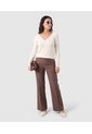 Saco Tejido Escote V Para Mujer  Para Mujer Crema Patprimo de Patprimo