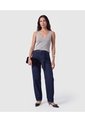 Camiseta Sin Mangas Cuello V Para Mujer  Para Mujer Plata Patprimo de Patprimo