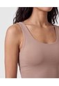 Camiseta Básica De Manga Sisa Para Mujer  Para Mujer Café Patprimo de Patprimo