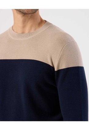 Saco  Para Hombre Cuello Redondo Color Azul Marca Patprimo #44330245