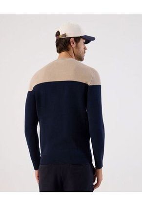 Saco  Para Hombre Cuello Redondo Color Azul Marca Patprimo #44330245